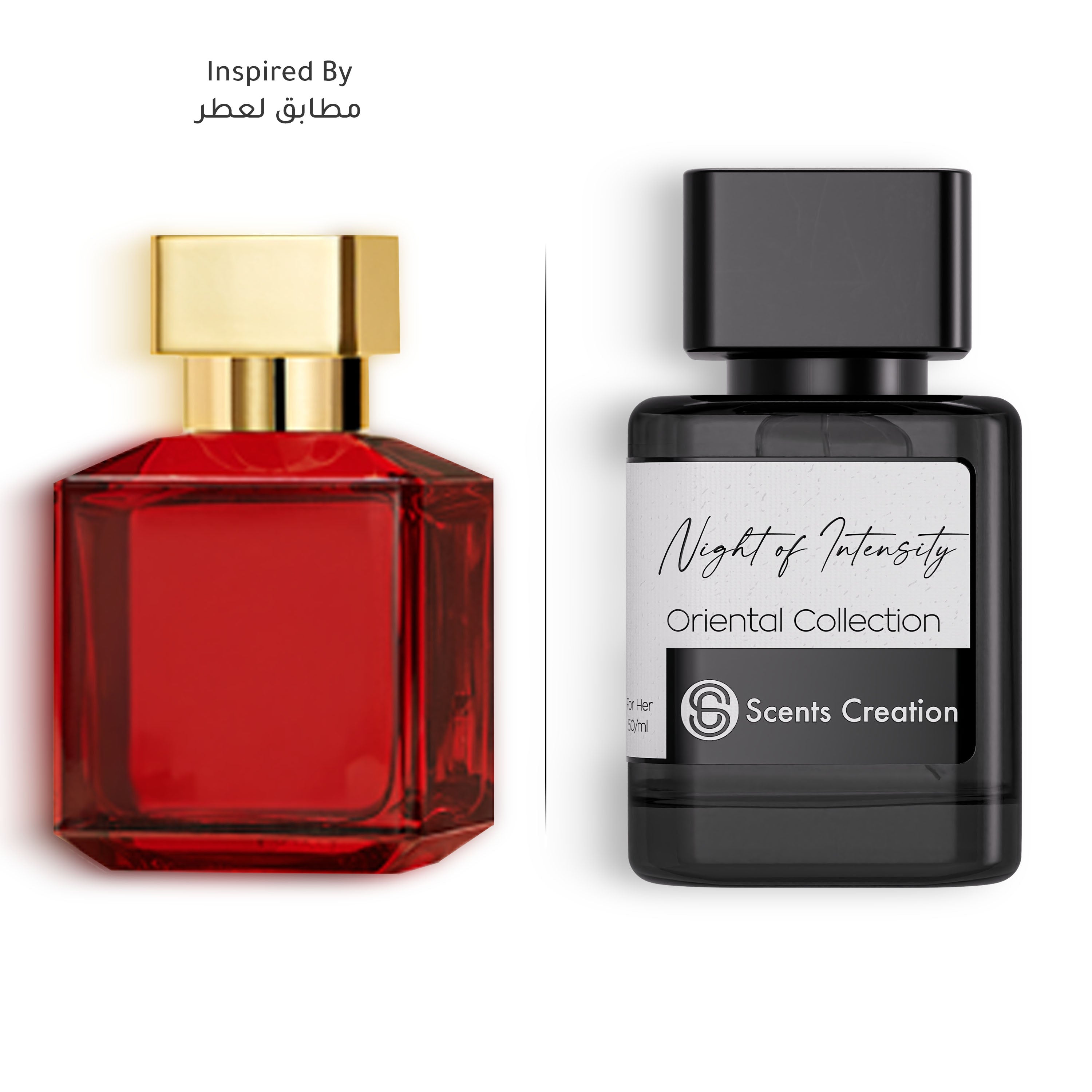 Night of Intensity | Inspired by: Baccarat Rouge Extrait Maison Francis Kurkdjian - Scents Creation
